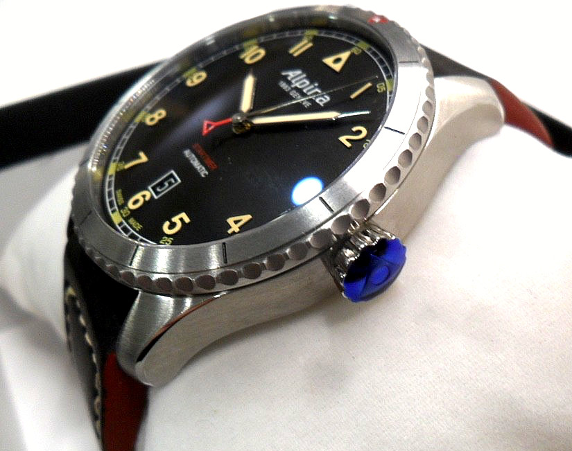 S/S Men’s Alpina Startimer Pilot 41.5 mm Swiss Automatic Watch AL525X4TS SP44/6