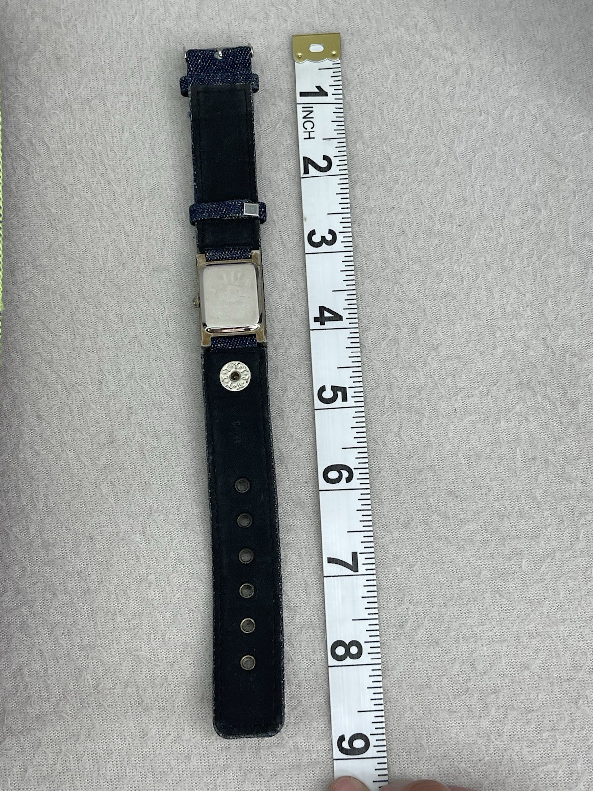 Vintage Y2K Mudd Denim Snap Watch Purple Case Over Face READ