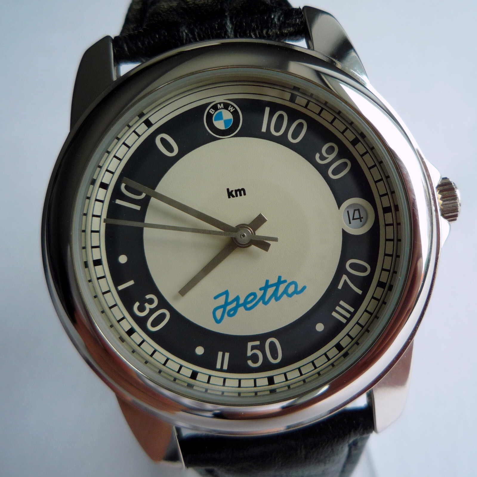 BMW Isetta Moto Coupe Bubble Classic Car Accessory Swiss Made Automatic Watch