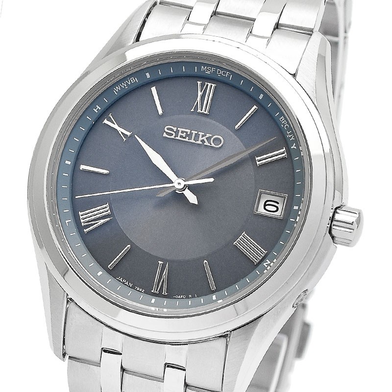 Seiko Selection SBTM359 Quartz Blue Gray Dial 37 mm Watch