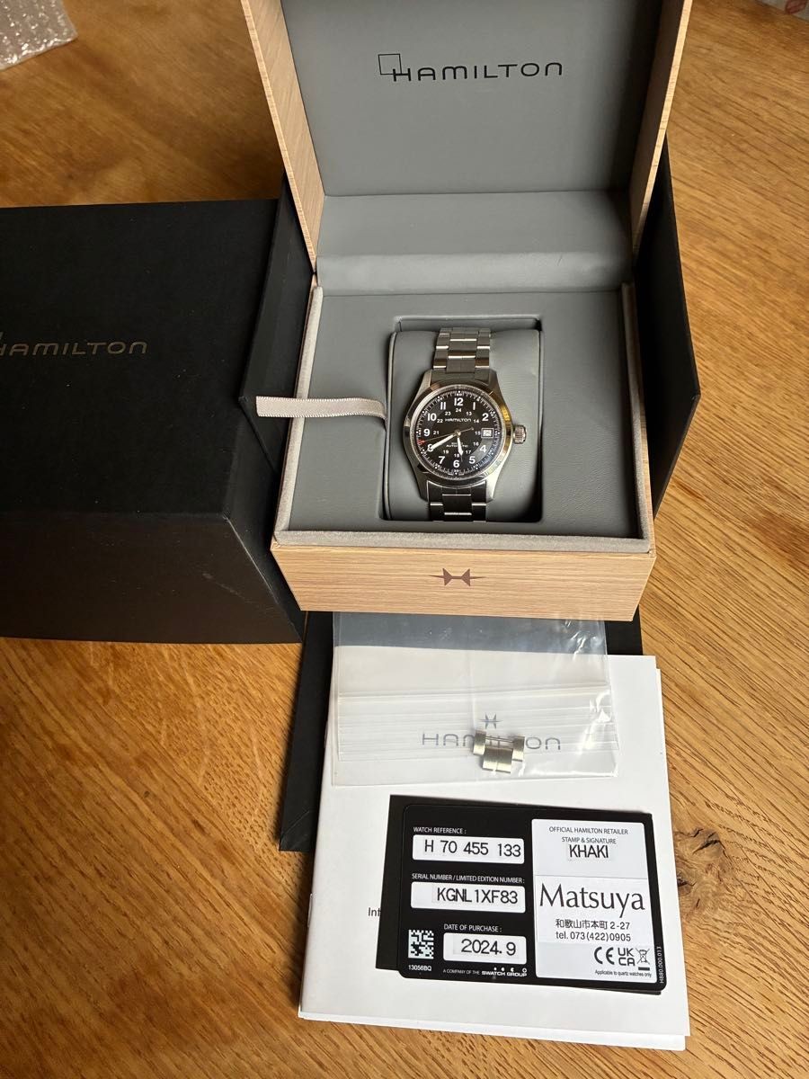 [B1P] Hamilton Khaki Field Auto Automatic 38mm H70455133 [v8t]