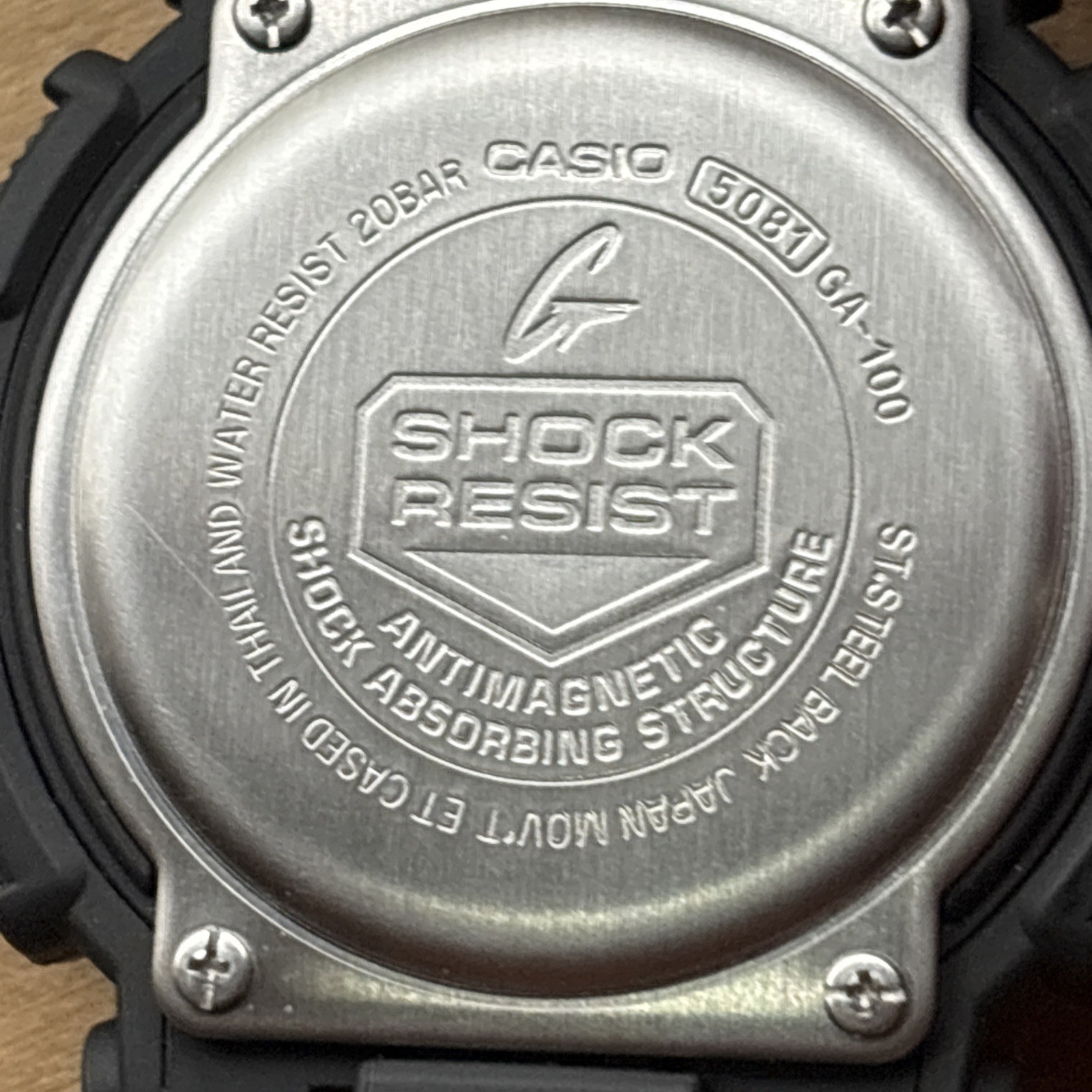 G-Shock GA-100 5081 Analog / Digital Men’s Watch Matte Black Water Resistant