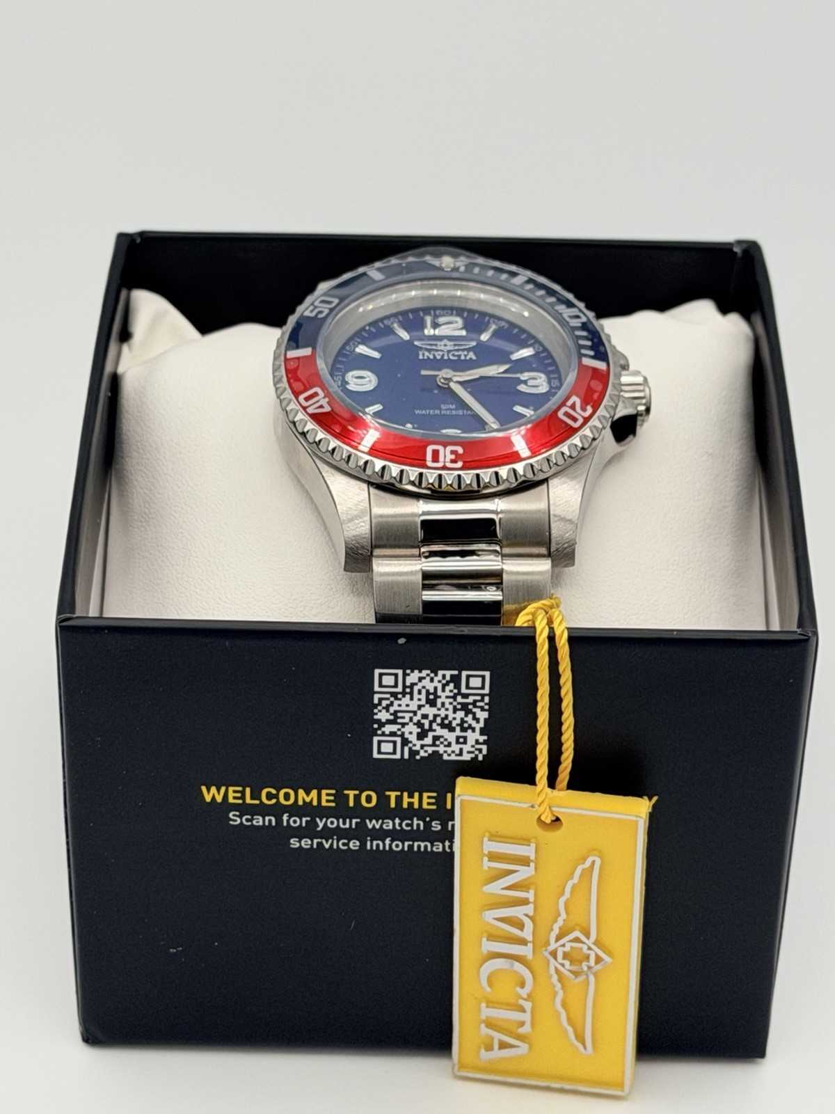Invicta Specialty Rowan Men’s 40mm Stainless Steel Watch Pepsi Bezel 69482 New