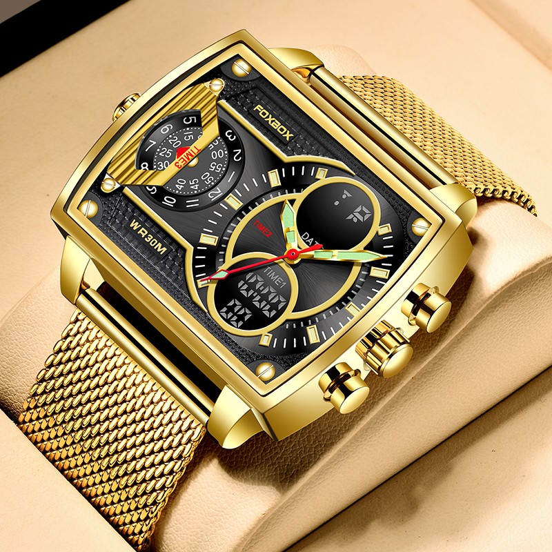 Men’s Multi-functional Waterproof Luminous Electronic Quartz Watch