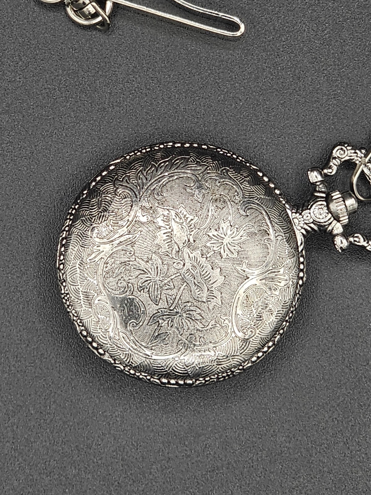 Folio Pocket Watch American Eagle Gold and Silver Toned