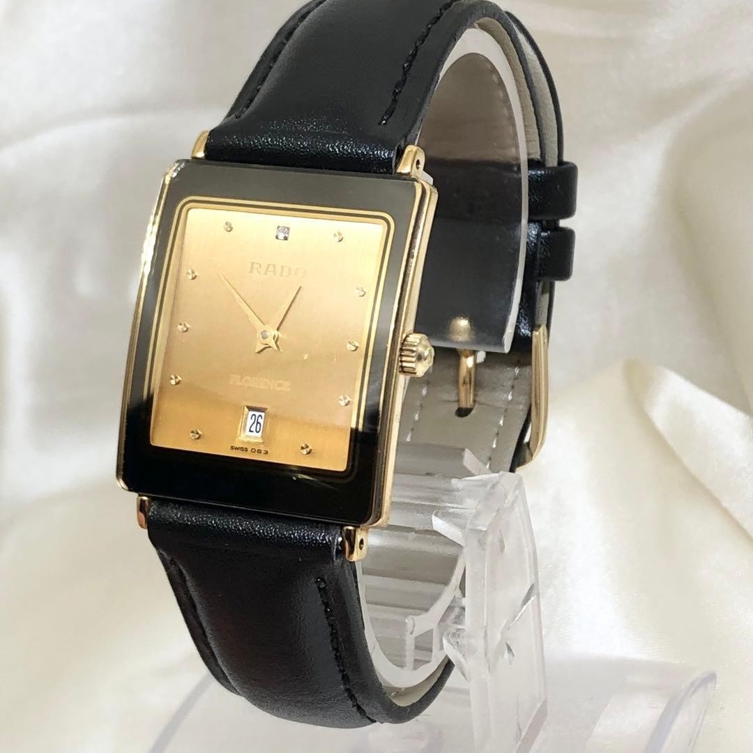 RADO Florence 160.3605.2N Quartz Date Square Watch