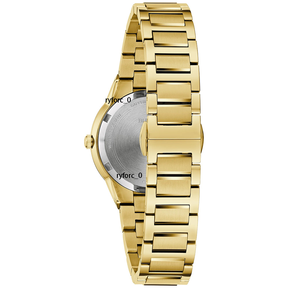 Bulova Millennia 97A183 41MM Men Watch Black Dial Gold Tone Stainless Steel Band