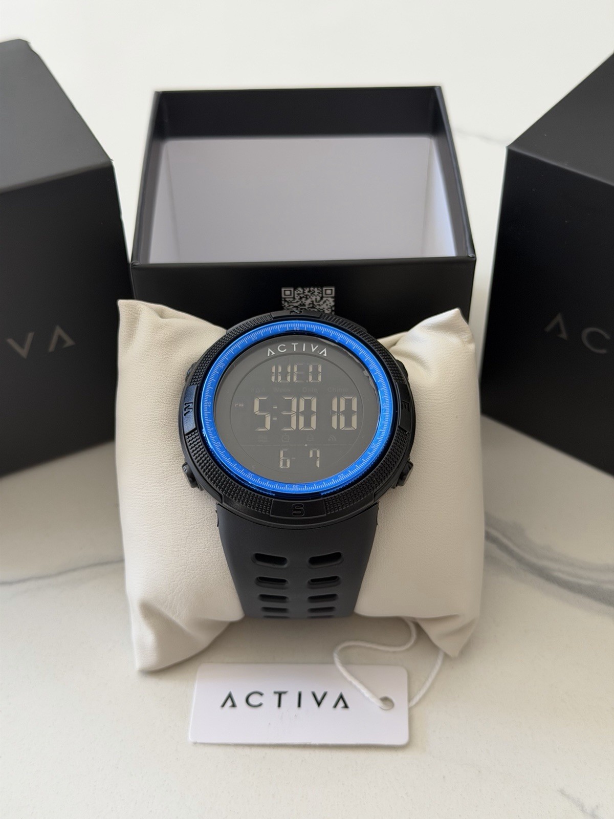 Activa X Invicta Digital Men’s Watch – 50mm. Black (ACW1915-010)