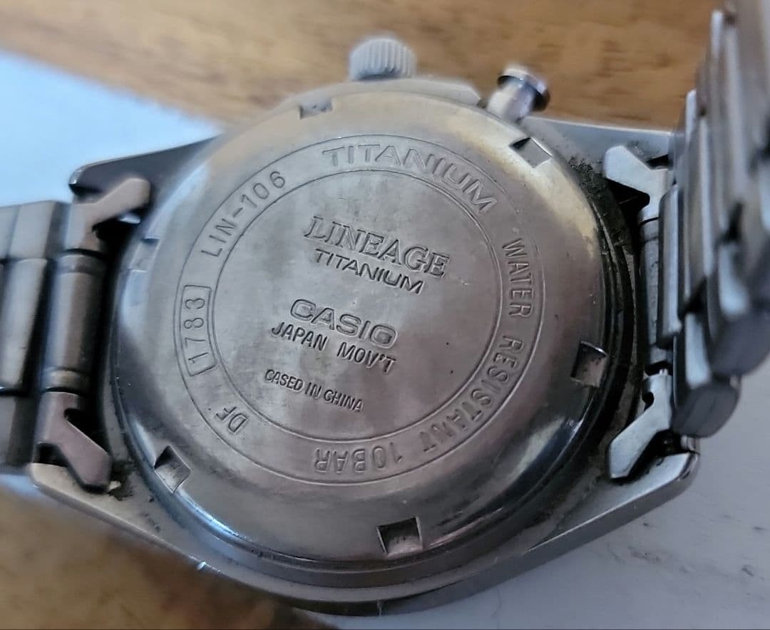 CASIO LINEAGE TITANIUM Watch Body