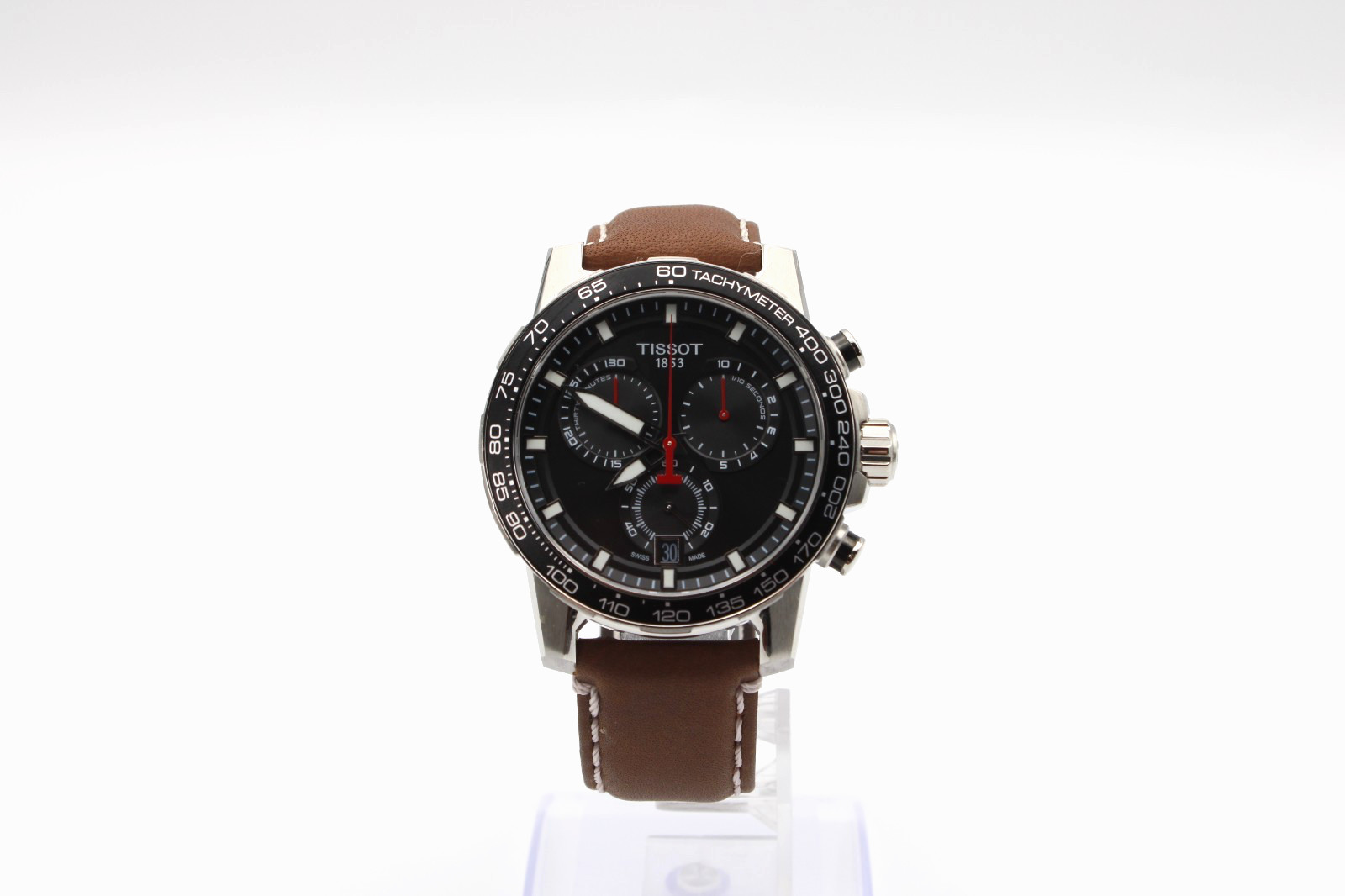 Tissot 45.5mm T-Sport Chronograph Quartz Black Dial Men Watch T125.617.16.051.01