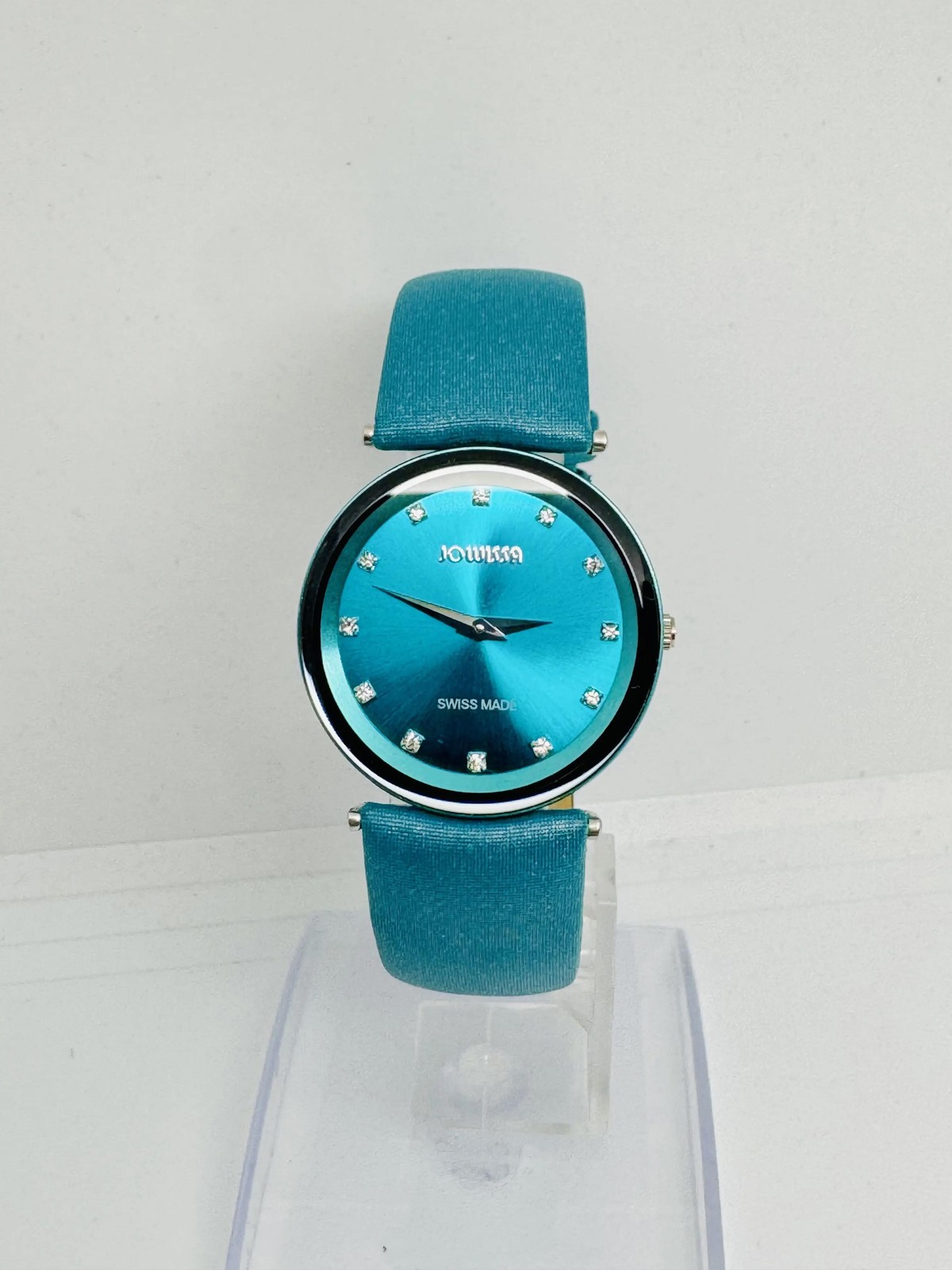 Jowissa Cara 30mm Steel Gemstone Marker Dial Ladies Quartz Watch J6.161.M