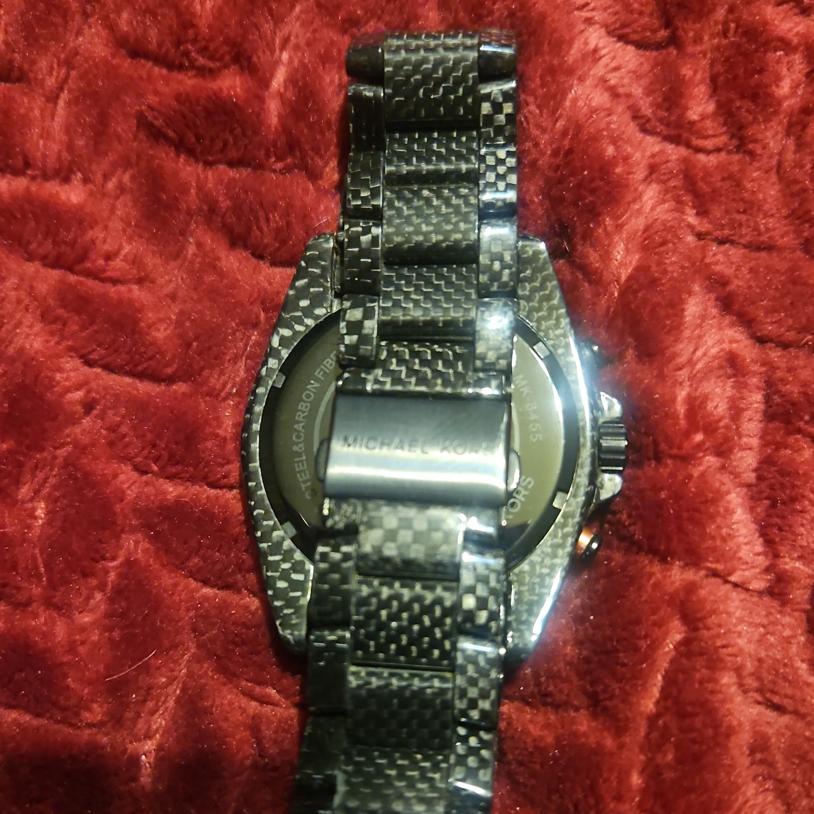 Michael Kors Jetmaster Chronograph Quartz Tachymeter 45mm Black SS 100m