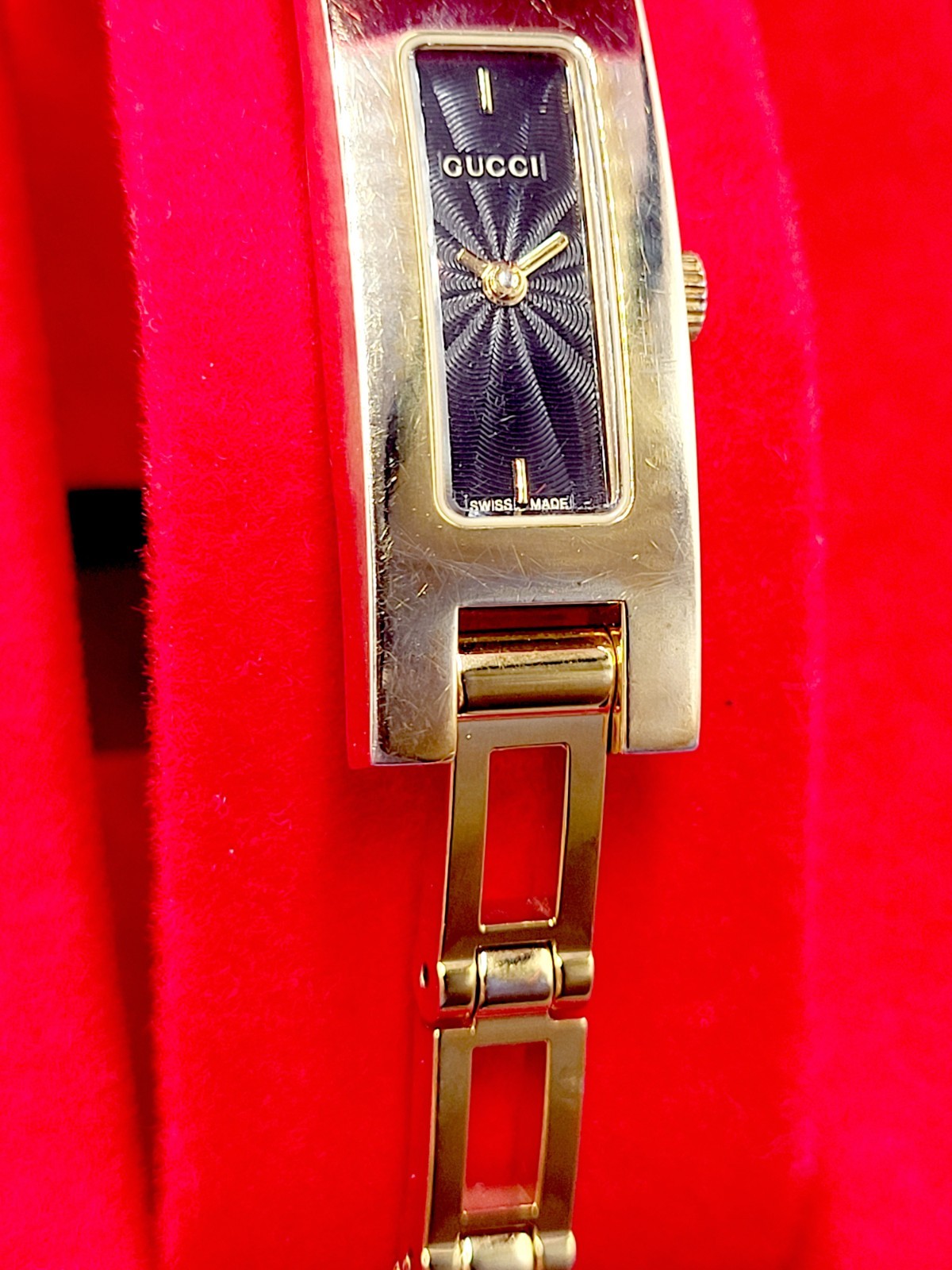 Swiss [WORKS] GUCCI Tank S.Steel Quartz Watch Bracelet
