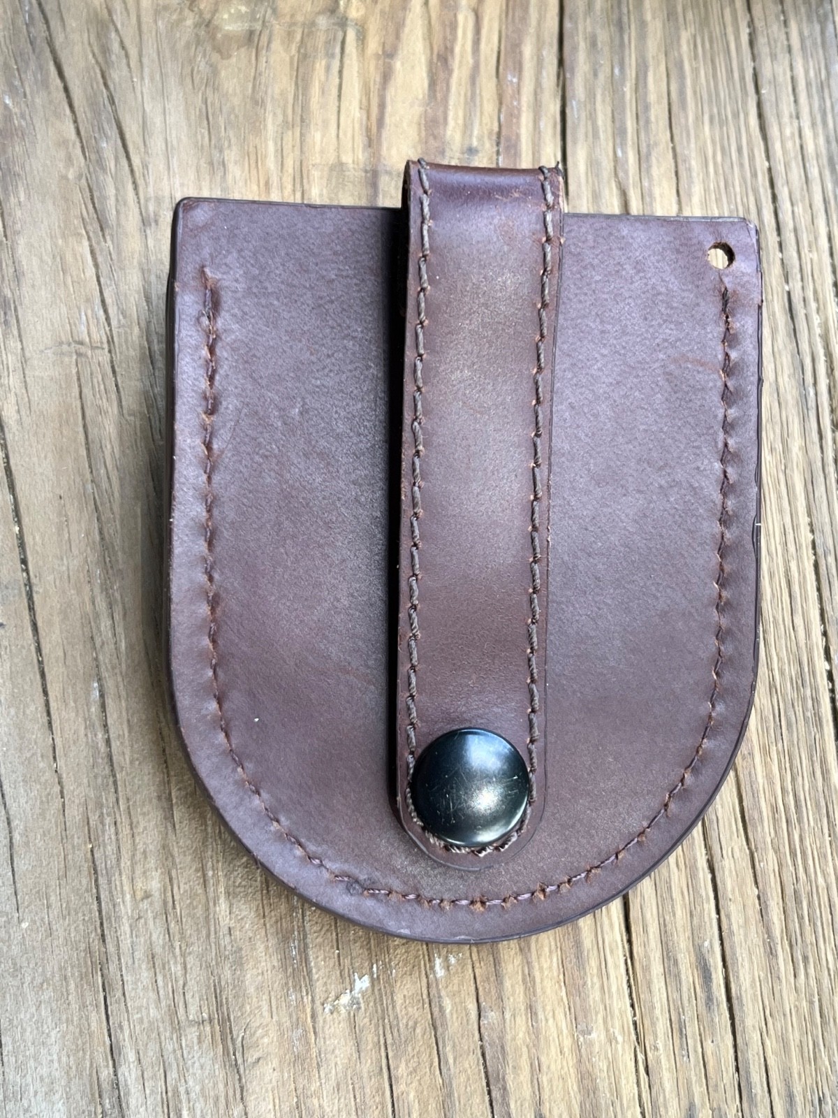 VTG Cabela’s Pocket Watch Brown Leather Case Japan Movement Outdoor Gear Field