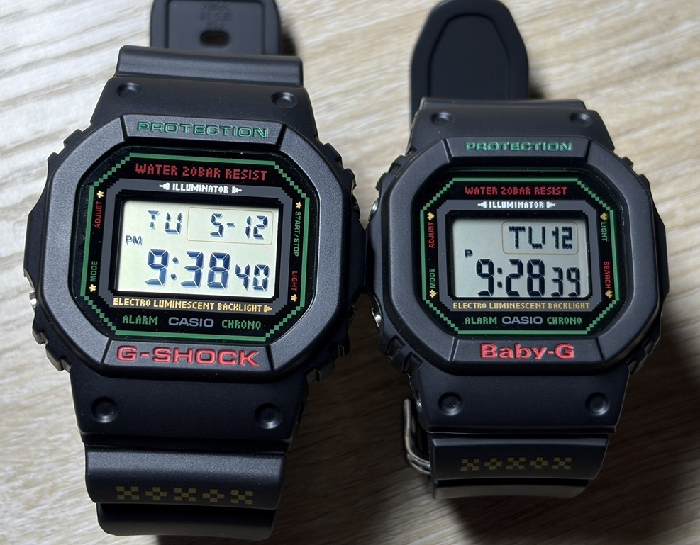 Unused! Box with instruction manual Casio G-Shock Baby G LOV-19B-1JR Lovers