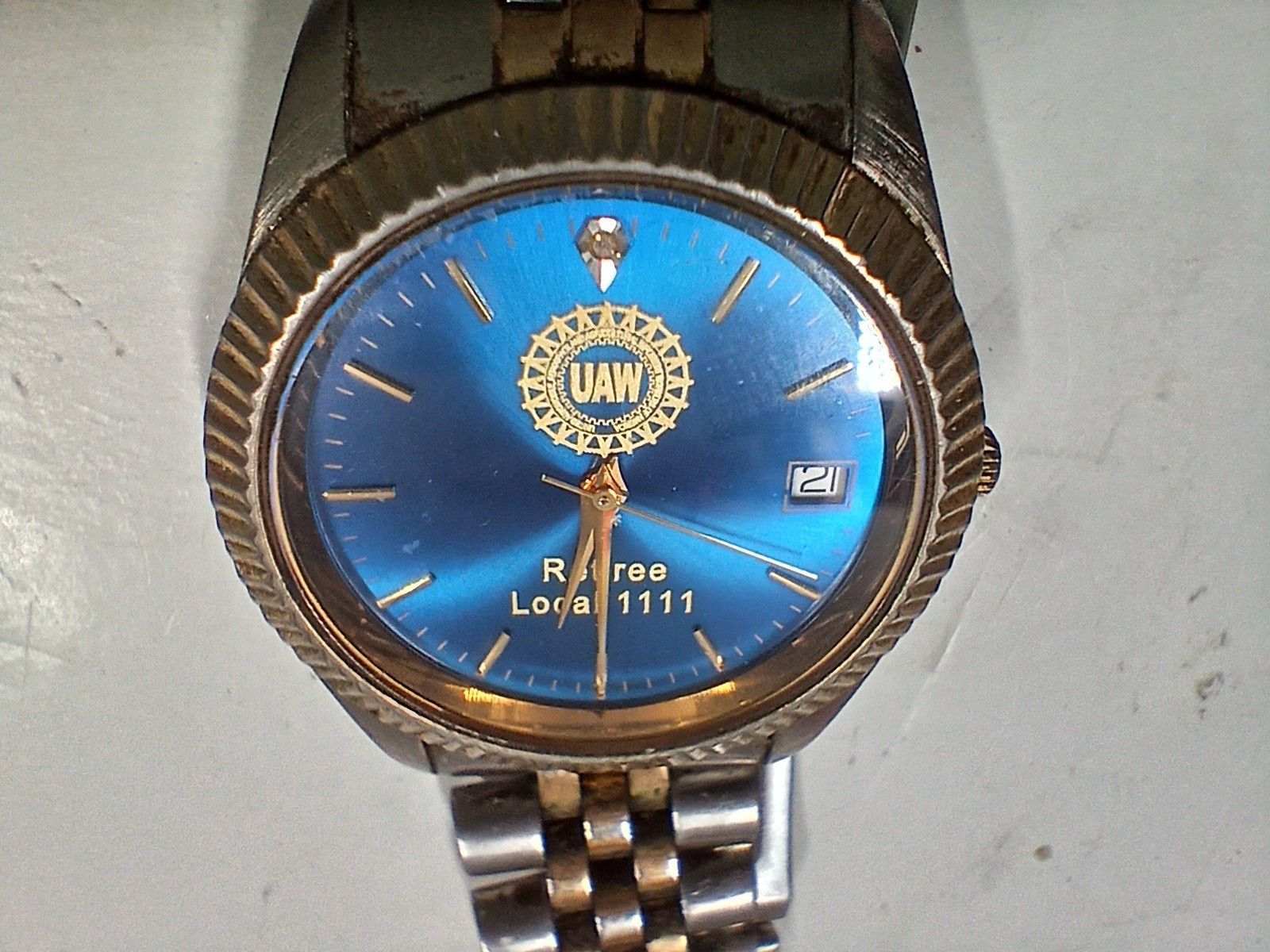 Cool Ford UAW Retiree Gift Retirement Watch Local 1111 Indy Ticking