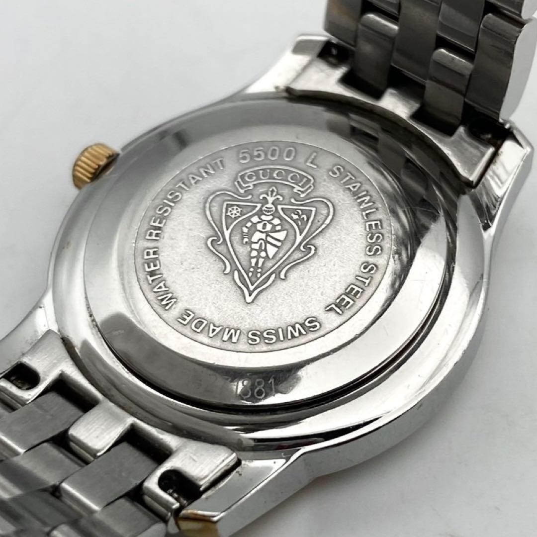 Gucci 5500L Shell Dial Gold Combination Quartz Women’s Watch Japan 071706