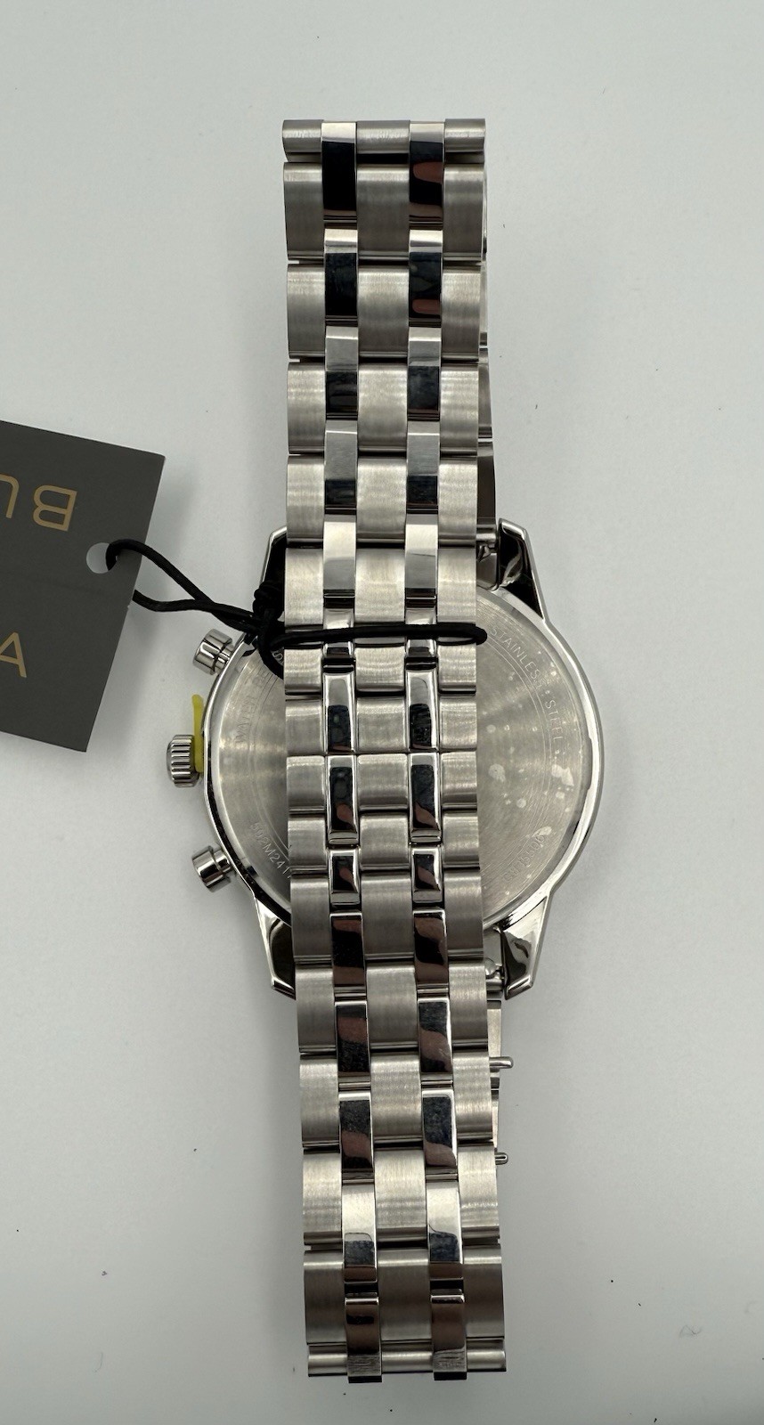 Bulova 96B476 Men’s Sutton Chronograph Blue Dial Stainless Steel Watch NWT